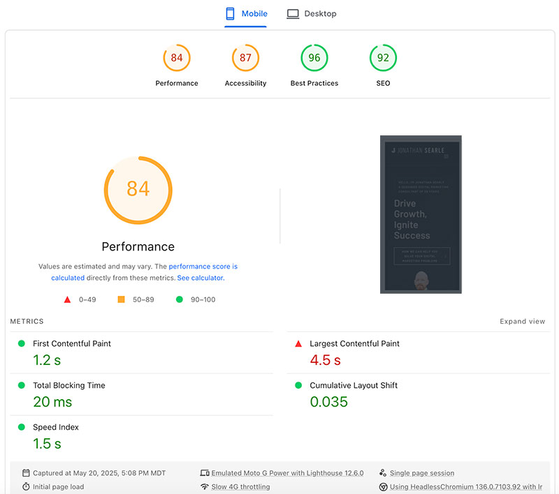 Improving Website Load Speed